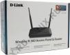 D-Link DAP-1360U ,A1A Wireless N300 Access Point&Router (4UTP100Mbps,1WAN, 802.11b/g/n, 300Mbps, 2x5dBi)