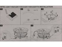 Deepcool DP-MCAL-GA GAMMA ARCHER (3пин, AM4/775/1155, 26.1дБ,1600об/мин, Al)