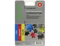 Картридж Cactus CS-CLI8 C/M/Y для Canon PIXMA MP500/10/20/30,MP600/800/970, iP3300/3500/4200/5200