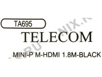 Telecom TA695 Кабель-адаптер miniDisplayPort(M) -  HDMI (M) 1.8м