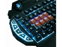 Клавиатура Bloody B318 USB 104КЛ+9 Игровых клавиш, подсветка клавиш