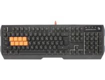 Клавиатура Bloody B188 LK Black USB  104КЛ, подсветка клавиш