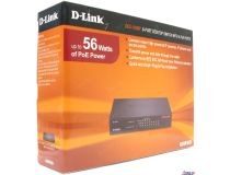 D-Link DES-1008P  8-port Desktop Switch with 4-port PoE (8UTP, 100Mbps)