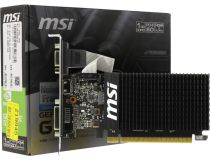1Gb PCI-E DDR3 MSI GT710 1GD3H LP (RTL) D-Sub+DVI+HDMI  GeForce GT710 