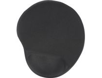 Коврик для мыши Defender с гелевой подушкой под запястье 50905 (260x225x5мм)