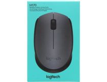 Logitech M170 Grey Wireless Mouse  910-004642  (RTL) USB 3btn+Roll