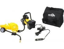 КАЧОК K90N Компрессор автомобильный (40 л/мин, 10 атм, спускной клапан, шланг 5.5м)