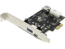 STLab U-1330 (RTL) PCI-Ex1, USB3.0, 1 port-ext, USB-C 1port-ext