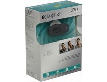 Logitech HD Webcam C270 (RTL) (USB2.0, 1280x720, микрофон) 960-001063 