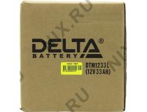 Аккумулятор Delta DTM 1233L (12V, 33Ah) для UPS