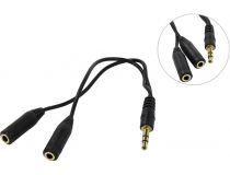 Defender Audio Jack 63001 Кабель-разветвитель Jack3.5-M -- 2xJack3.5-F