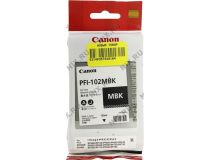 Чернильный контейнер Canon PFI-102MBK Matte Black для iPF500/510/600/605/610/650/655/700/710/720/750/755/760/765