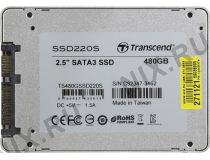 SSD 480 Gb SATA 6Gb/s Transcend SSD220S  TS480GSSD220S  2.5  TLC