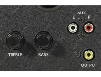 Колонки SVEN SPS-615 Black (2x10W, дерево, Bluetooth, SD, USB, ПДУ)