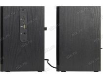 Колонки SVEN SPS-615 Black (2x10W, дерево, Bluetooth, SD, USB, ПДУ)