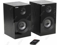 Колонки SVEN SPS-615 Black (2x10W, дерево, Bluetooth, SD, USB, ПДУ)