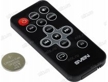 Колонки SVEN SPS-615 Black (2x10W, дерево, Bluetooth, SD, USB, ПДУ)