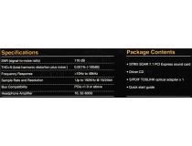 ASUS STRIX SOAR (RTL) PCI-Ex1 (Analog 1in/5out, S/PDIF out, 24Bit/192kHz)