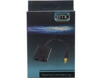 Разветвитель Toslink ODT(Toslink)-M -- 2xODT(Toslink)-F Black