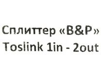 Разветвитель Toslink ODT(Toslink)-M -- 2xODT(Toslink)-F Black