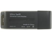 Defender Ultra Swift 83260 USB2.0 MMC/RSMMC/SDHC/microSDHC/MS(/PRO/Duo/M2) Card Reader/Writer