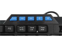 Клавиатура OKLICK 750G Black-Blue  USB  104КЛ+10КЛ М/Мед 337452 