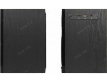 Колонки SVEN SPS-721 Black (2x25W, дерево, Bluetooth, SD, USB, ПДУ)