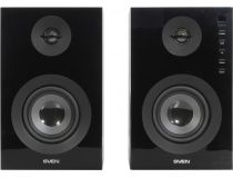 Колонки SVEN SPS-721 Black (2x25W, дерево, Bluetooth, SD, USB, ПДУ)