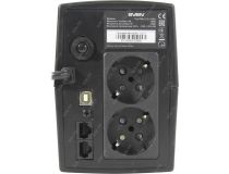 UPS 650VA SVEN Pro 650 Black  LCD, USB, защита RJ45