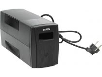 UPS 650VA SVEN Pro 650 Black  LCD, USB, защита RJ45