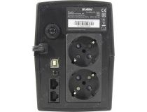 UPS 650VA SVEN Pro 650 Black  LCD, USB, защита RJ45