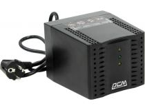 Стабилизатор PowerCom TCA-3000 Black (вх.187~253 В, вых. 220V±5%, 4 розетки Euro)