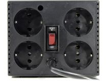 Стабилизатор PowerCom TCA-3000 Black (вх.187~253 В, вых. 220V±5%, 4 розетки Euro)