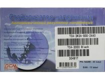 Стабилизатор PowerCom TCA-3000 Black (вх.187~253 В, вых. 220V±5%, 4 розетки Euro)