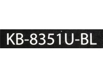 Клавиатура Gembird KB-8351U-BL Black  USB  104КЛ