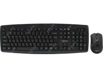 Gembird KBS-8000 Black (Кл-ра,FM,USB+Мышь 4кн,Roll,FM,USB)