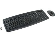 Gembird KBS-8000 Black (Кл-ра,FM,USB+Мышь 4кн,Roll,FM,USB)