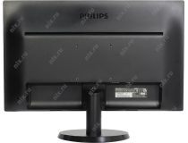 23.6 ЖК монитор PHILIPS 243V5QSBA/01 (LCD, 1920x1080, D-Sub, DVI)