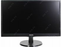 23.6 ЖК монитор PHILIPS 243V5QSBA/01 (LCD, 1920x1080, D-Sub, DVI)