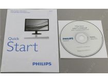 23.6 ЖК монитор PHILIPS 243V5QSBA/01 (LCD, 1920x1080, D-Sub, DVI)
