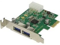Orient NC-3U2PELP (OEM) PCI-Ex1, USB3.0, 2 port-ext, Low Profile