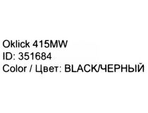OKLICK Wireless Optical Mouse 415MW  Black (RTL) USB 4btn+Roll  351684 