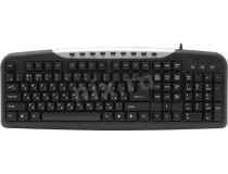 Клавиатура Defender HM-830 Black USB 107КЛ + 9КЛ М/Мед  45830 