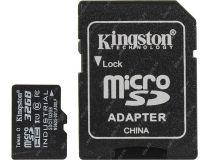 Kingston SDCIT/32GB microSDHC Memory Card 32Gb UHS-I U1 + microSD-- SD Adapter