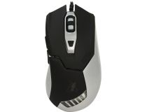 OKLICK Gaming Mouse 875G  Black&Silver  (RTL) USB 6btn+Roll 368648 