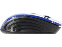OKLICK Wireless Optical Mouse 545MW  Black&Blue (RTL) USB 4btn+Roll 368630 