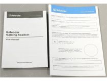 Наушники с микрофоном Defender Warhead G-275 (шнур 1.8м, с регулятором громкости) 64122 