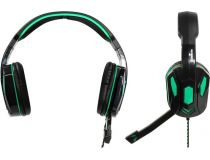 Наушники с микрофоном Defender Warhead G-275 (шнур 1.8м, с регулятором громкости) 64122 