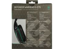 Наушники с микрофоном Defender Warhead G-275 (шнур 1.8м, с регулятором громкости) 64122 