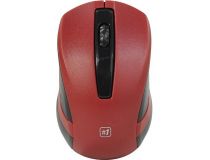 Defender Wireless Optical Mouse MM-605 Red (RTL) USB 3btn+Roll 52605 